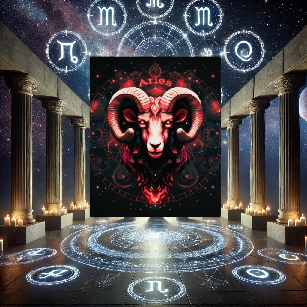Aries Zodiac Matte Poster