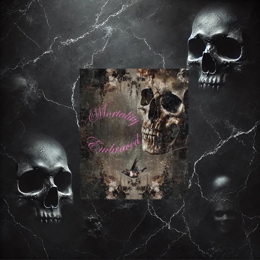Mortality Embraced Eternal Serenade Crushed Velvet Blanket (Pink)
