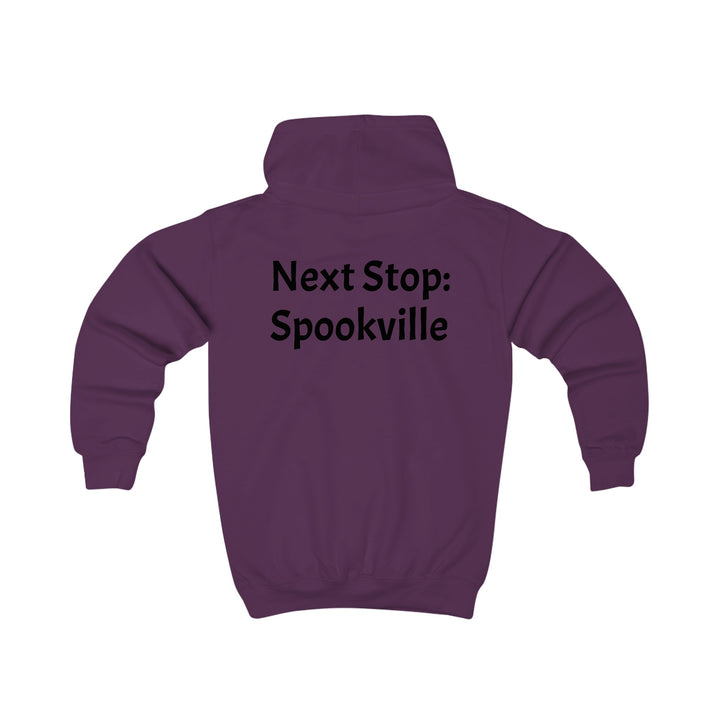 "Next Stop: Spookville" Kids Halloween Hoodie – Tiny Terror Line