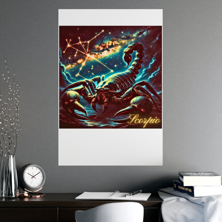 Scorpio Zodiac Matte Poster