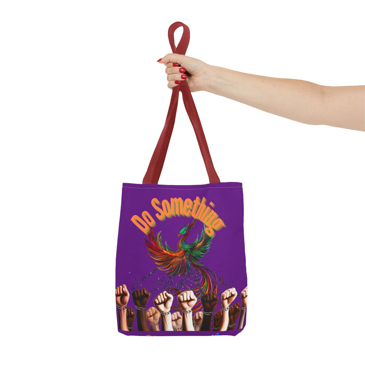 "Do Something" Phoenix & Fist Empowerment Tote Bag - Social Justice Collection