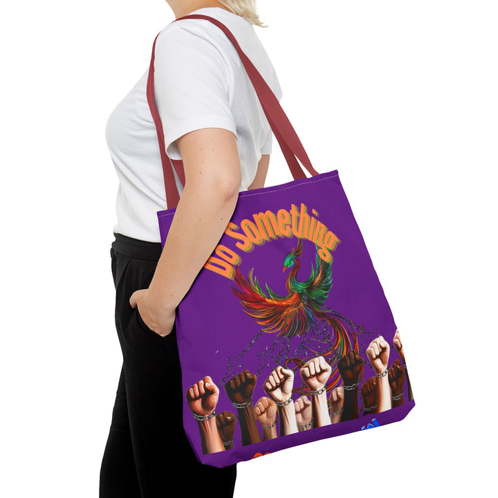 "Do Something" Phoenix & Fist Empowerment Tote Bag - Social Justice Collection