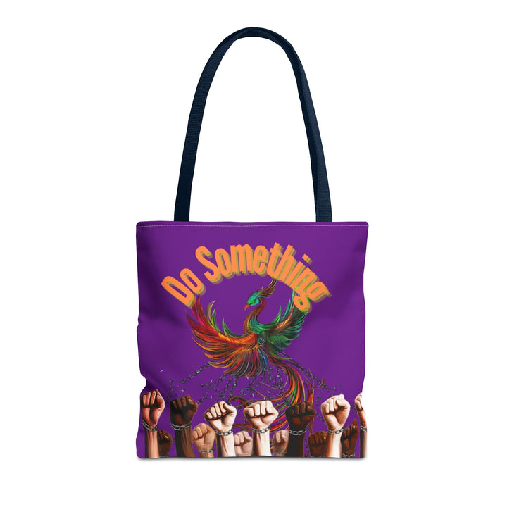 "Do Something" Phoenix & Fist Empowerment Tote Bag - Social Justice Collection