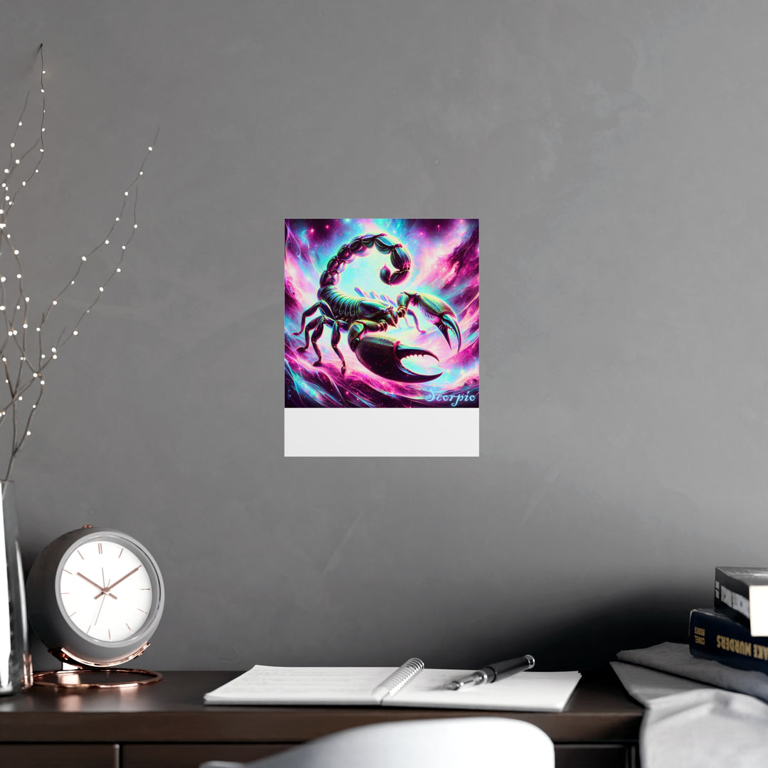 Scorpio Zodiac Matte Poster