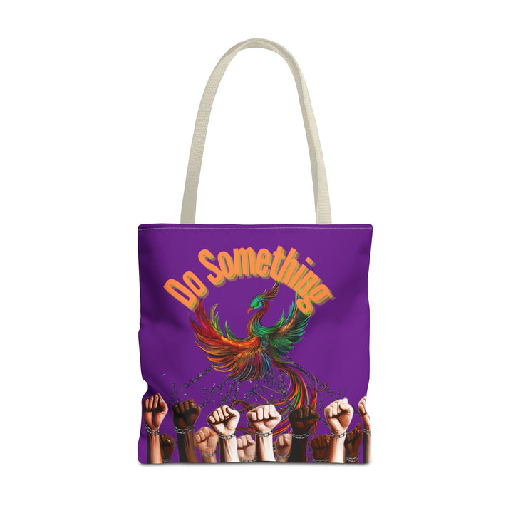 "Do Something" Phoenix & Fist Empowerment Tote Bag - Social Justice Collection