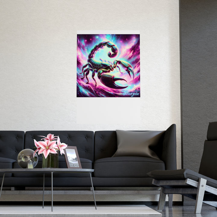 Scorpio Zodiac Matte Poster