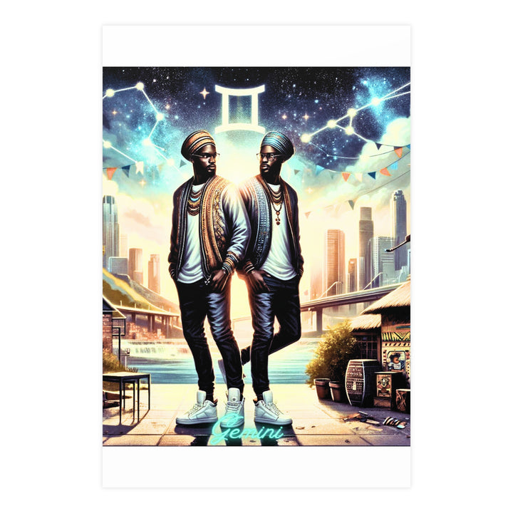 Gemini Zodiac Matte Poster V.2