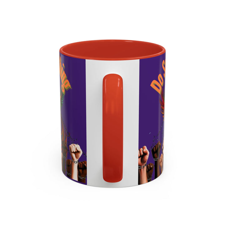"Do Something" Phoenix & Fists Empowerment Coffee Mug –