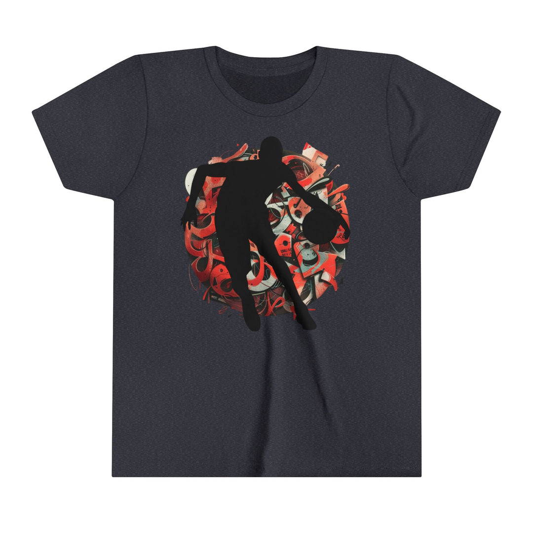 Basketball Silhouette Youth Short Sleeve Tee