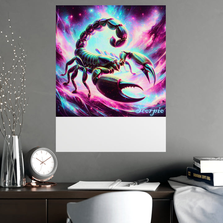 Scorpio Zodiac Matte Poster