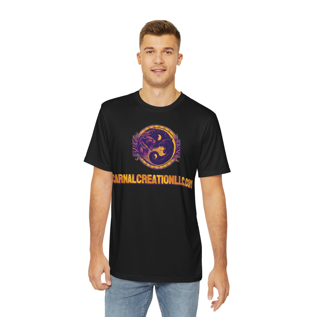 Carnal Creation Men's Polyester Tee (Black)