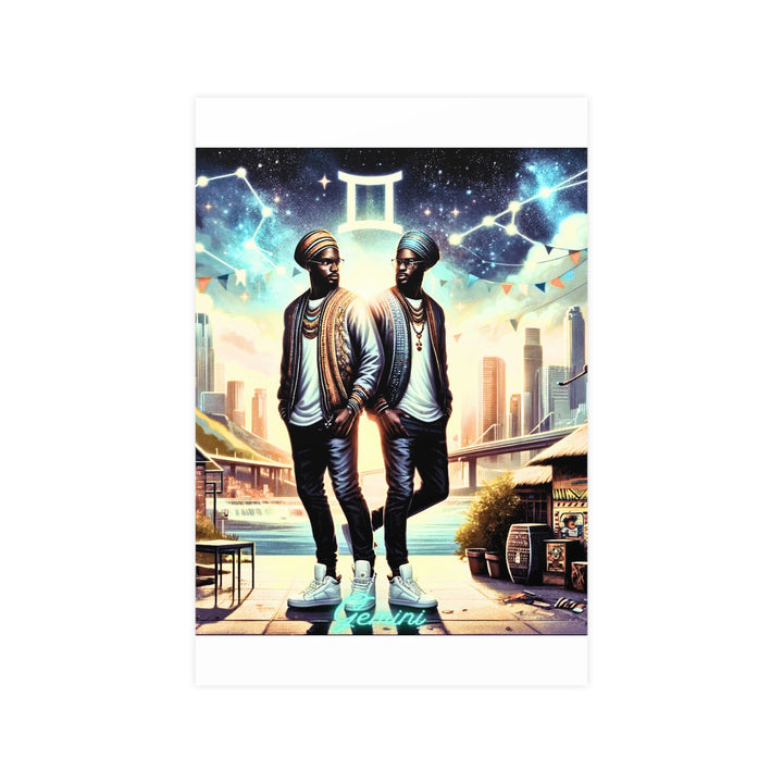 Gemini Zodiac Matte Poster V.2