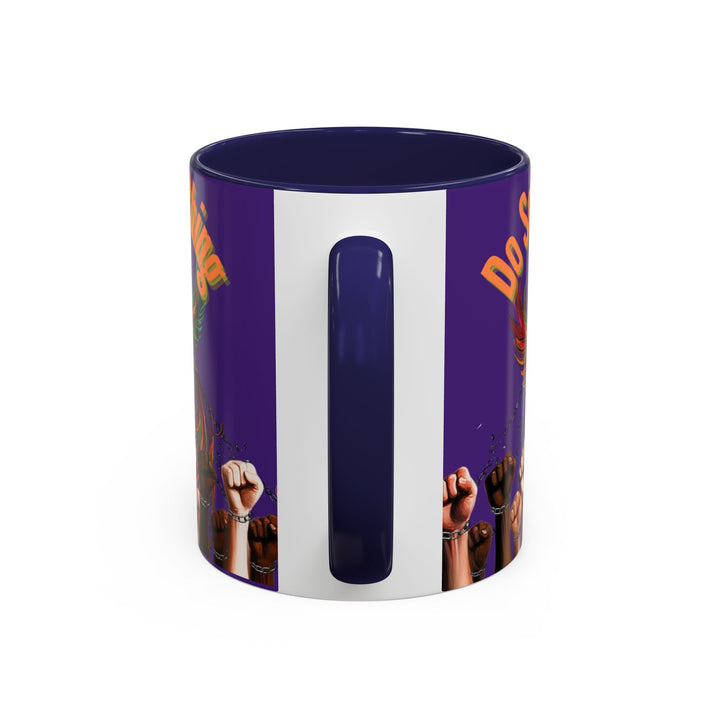 "Do Something" Phoenix & Fists Empowerment Coffee Mug –