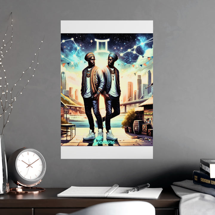 Gemini Zodiac Matte Poster V.2
