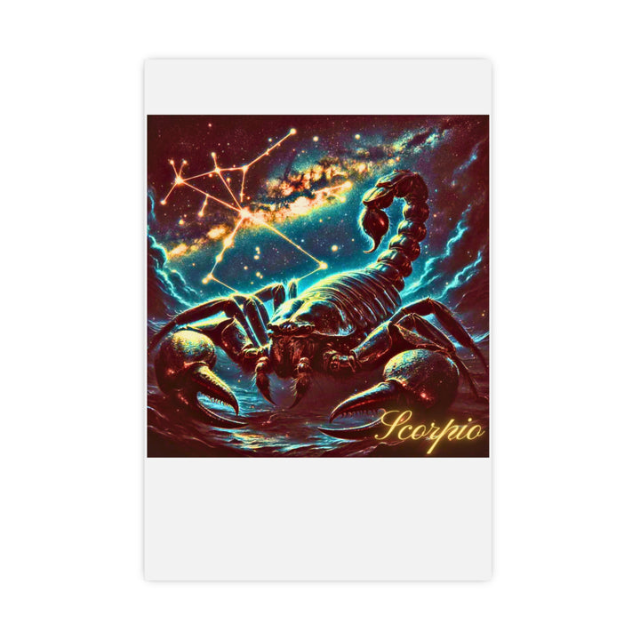 Scorpio Zodiac Matte Poster