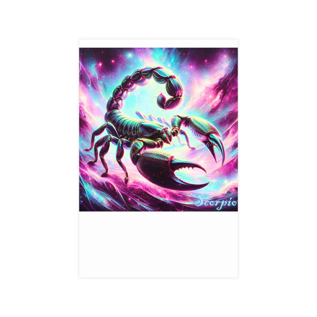 Scorpio Zodiac Matte Poster
