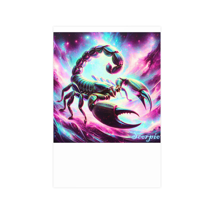 Scorpio Zodiac Matte Poster