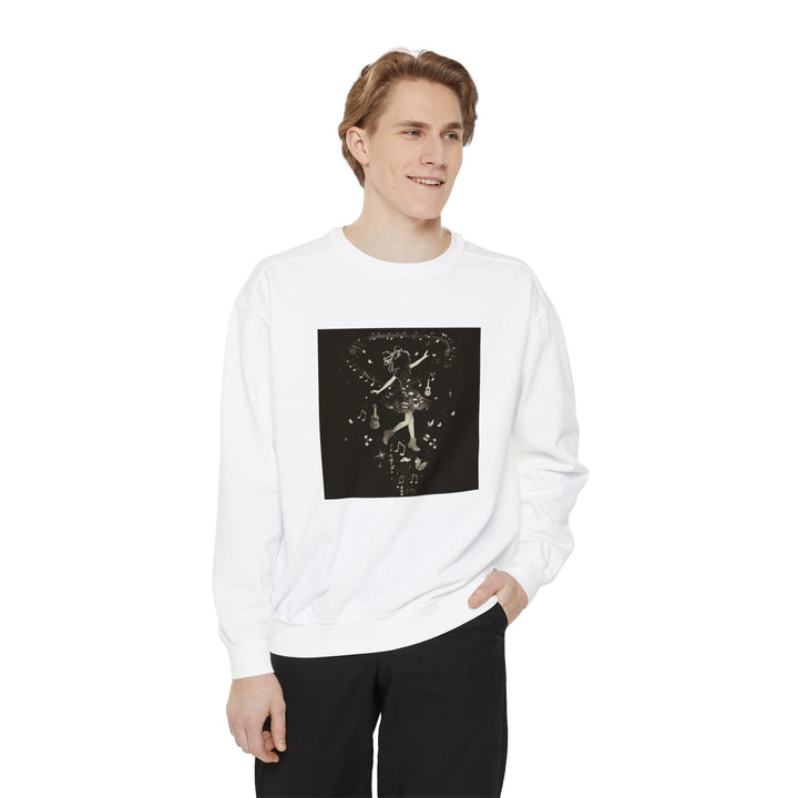 Music Inspired Unisex Garment-Dyed Sweatshirt