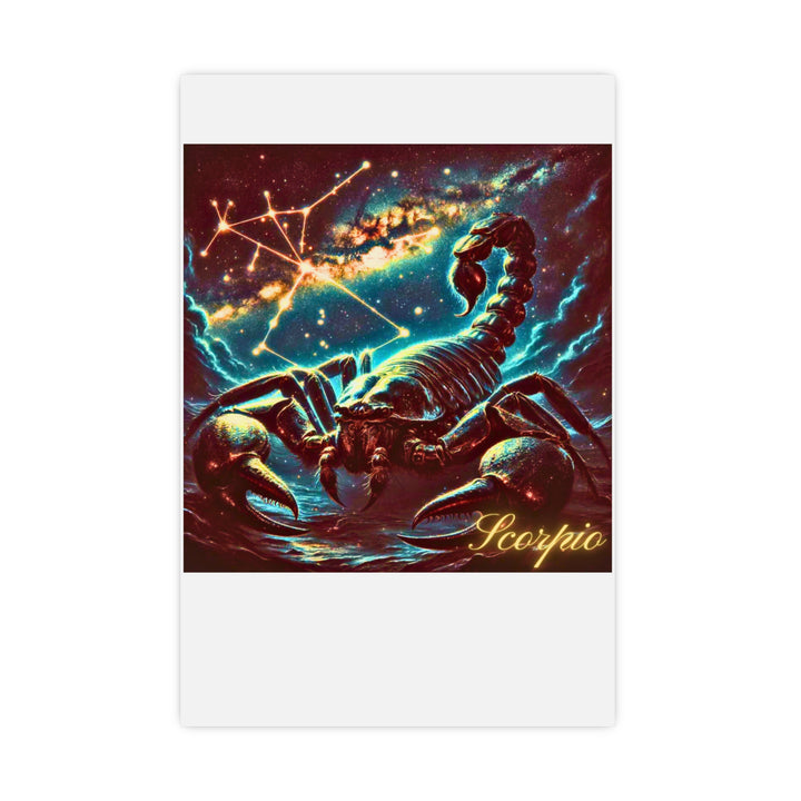Scorpio Zodiac Matte Poster