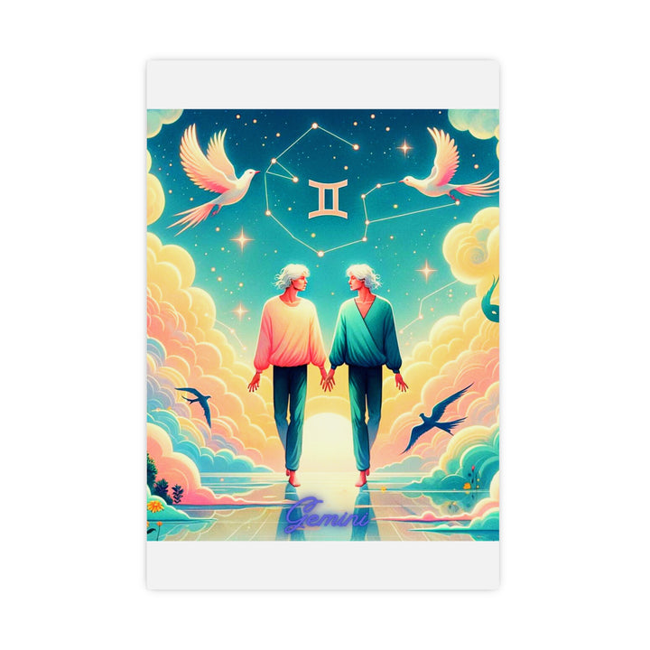 Gemini Zodiac Matte Poster V.1
