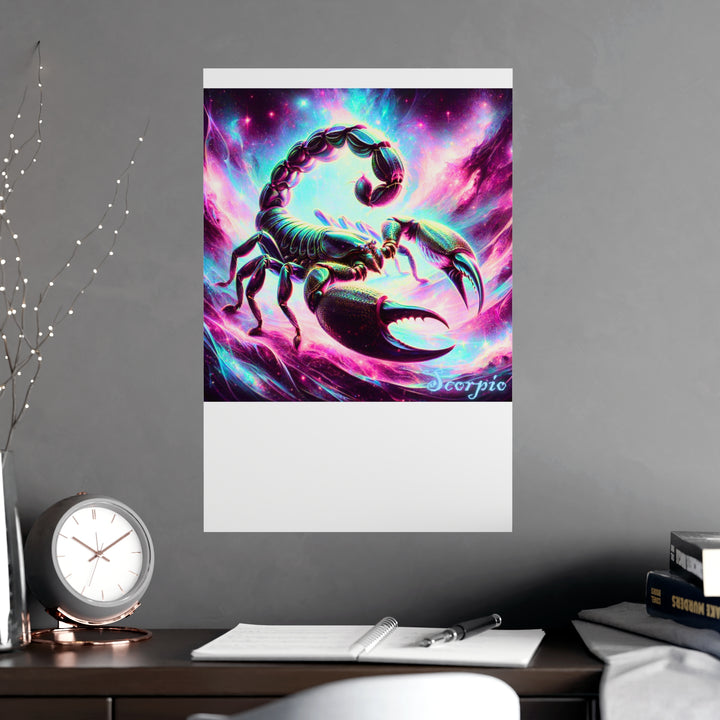 Scorpio Zodiac Matte Poster