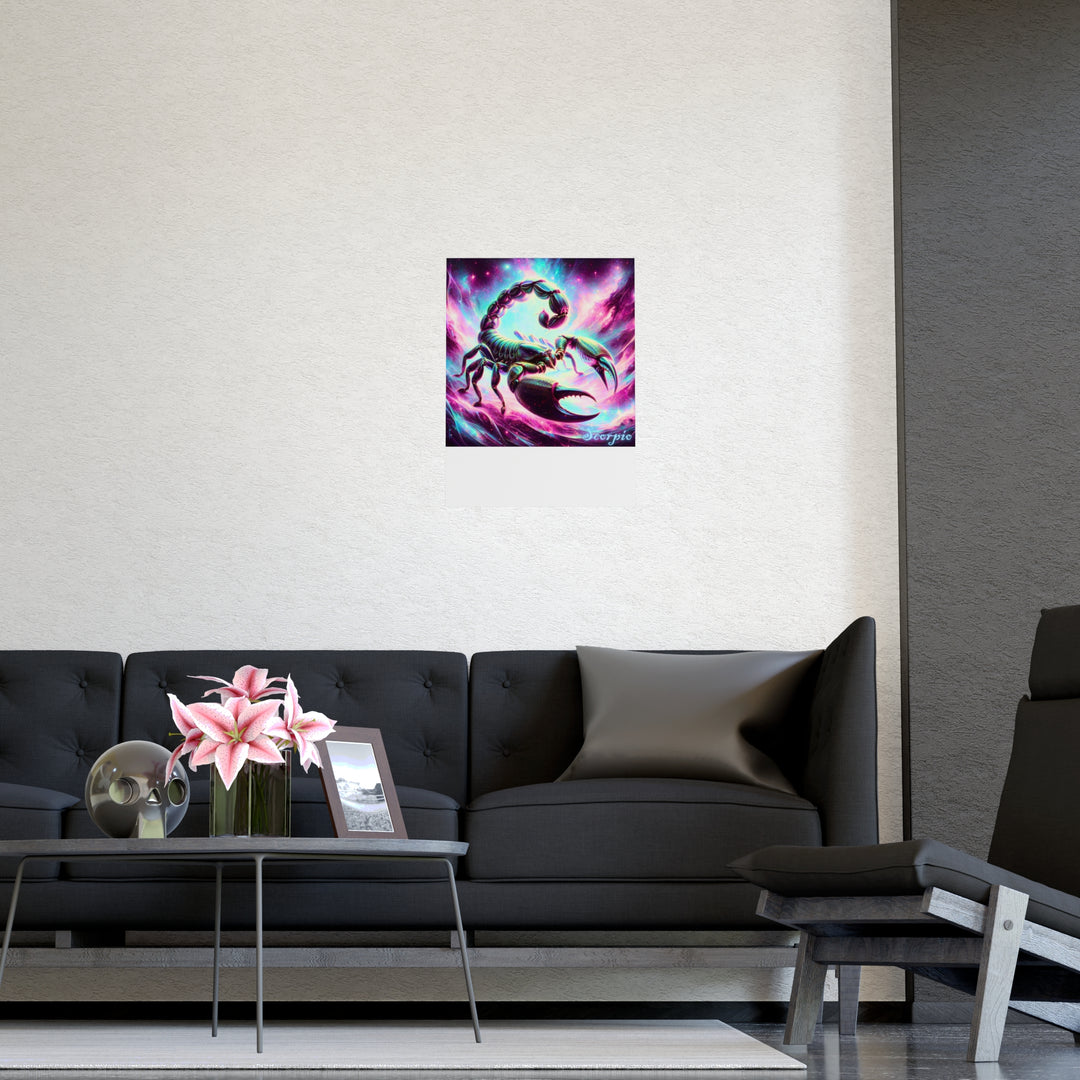 Scorpio Zodiac Matte Poster