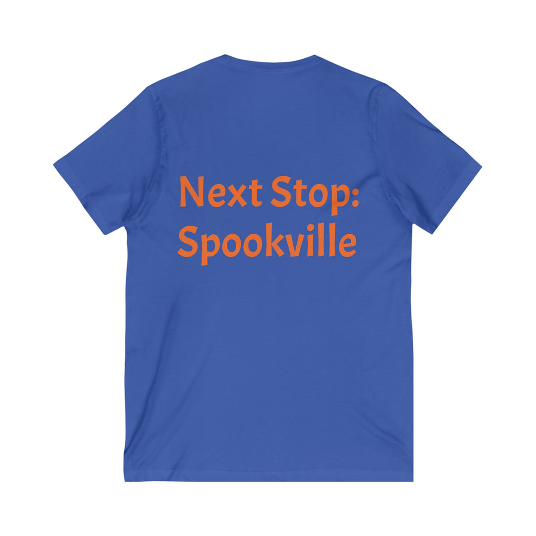 "Next Stop: Spookville" Ghost Train Halloween Tee – Tiny Terror Collection