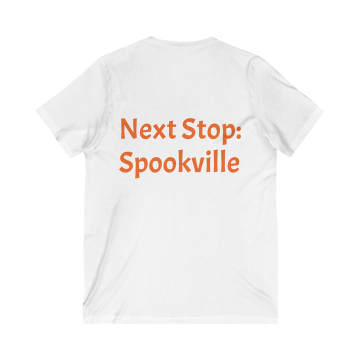 "Next Stop: Spookville" Ghost Train Halloween Tee – Tiny Terror Collection