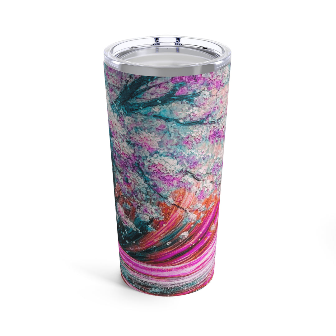 Vibrant Cherry Blossom Tumbler 20oz