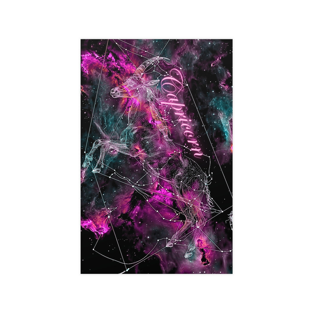 Capricorn Zodiac Matte Poster