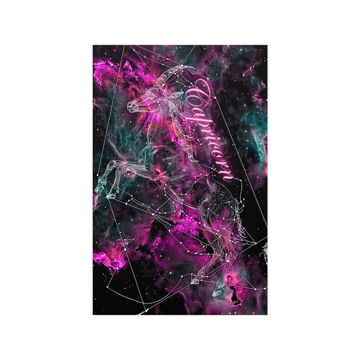 Capricorn Zodiac Matte Poster