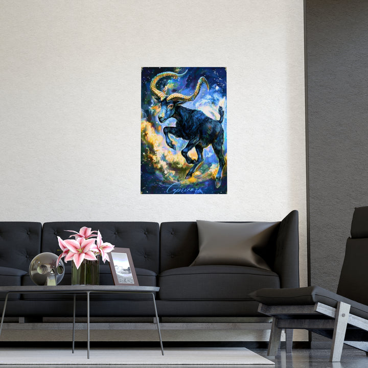 Capricorn Zodiac Matte Poster