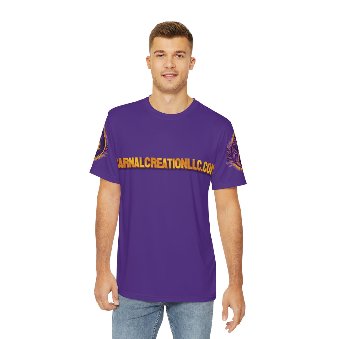 Carnal Creation Men's Polyester Tee (Purple)
