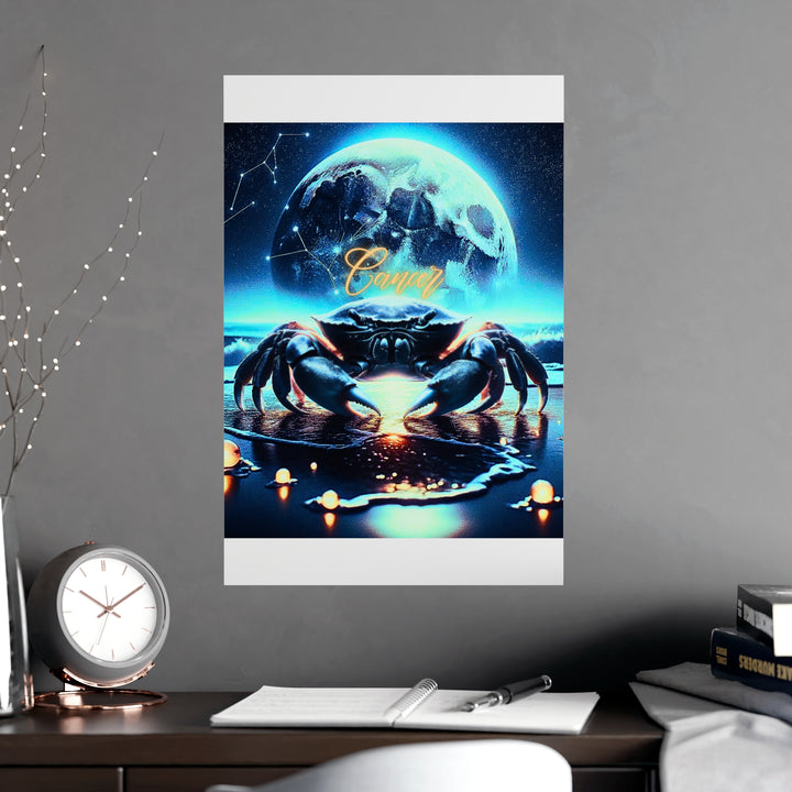 Cancer Zodiac Matte Poster