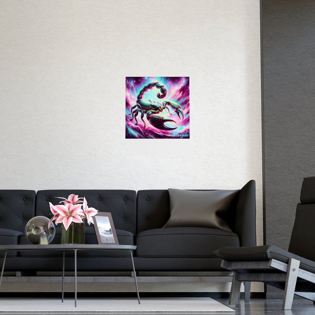 Scorpio Zodiac Matte Poster