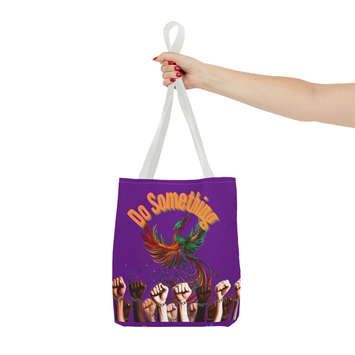 "Do Something" Phoenix & Fist Empowerment Tote Bag - Social Justice Collection