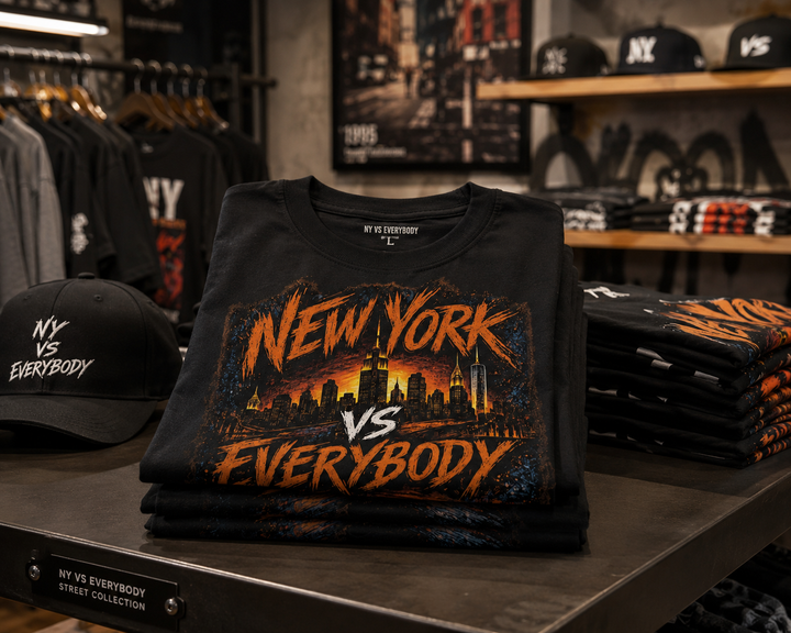NEW YORK VS EVERYBODY - Premium Shaka Heavyweight Tee