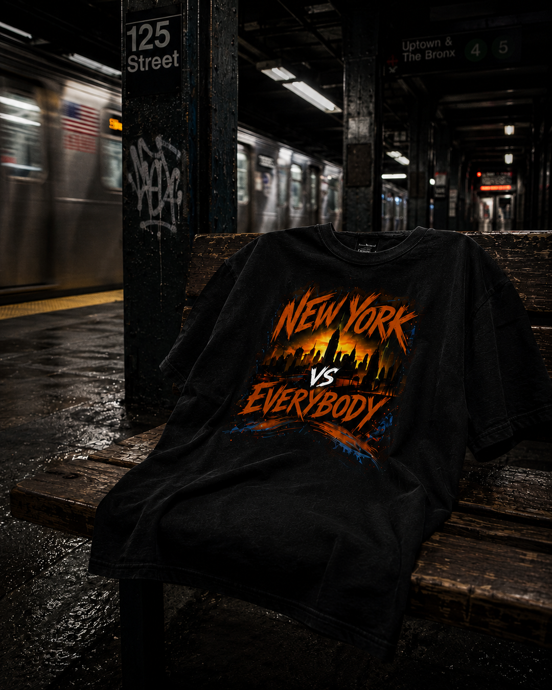NEW YORK VS EVERYBODY - Premium Shaka Heavyweight Tee