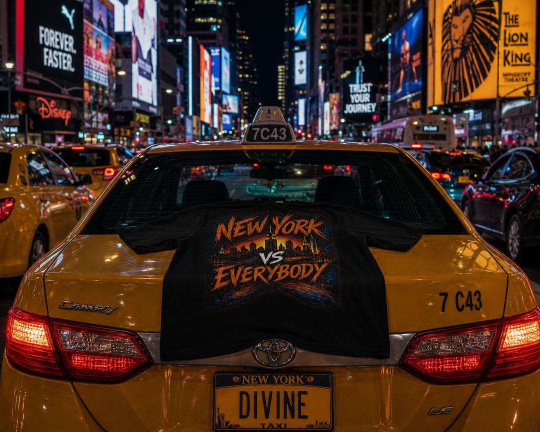 NEW YORK VS EVERYBODY - Premium Shaka Heavyweight Tee