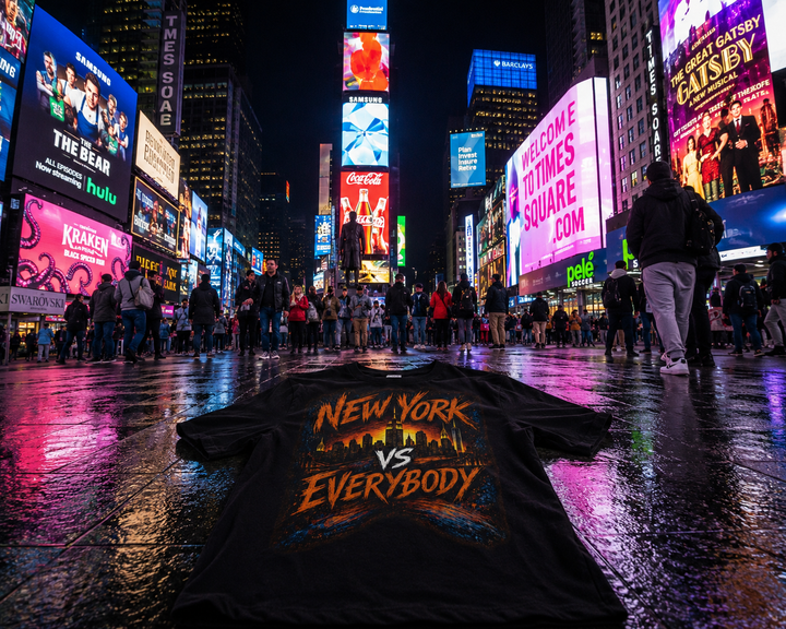 NEW YORK VS EVERYBODY - Premium Shaka Heavyweight Tee
