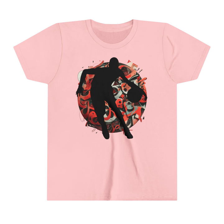 Basketball Silhouette Youth Short Sleeve Tee