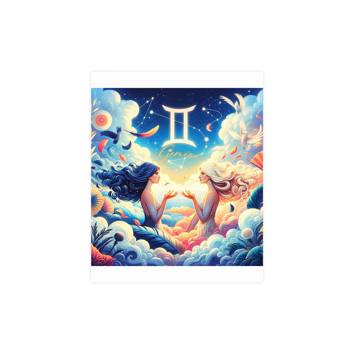 Gemini Zodiac Matte Poster V.3