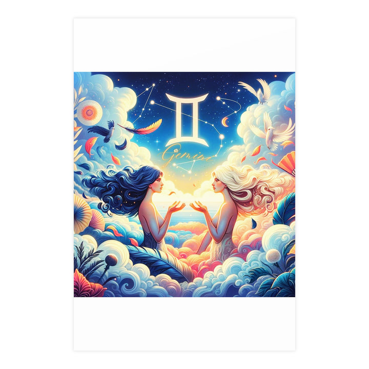 Gemini Zodiac Matte Poster V.3