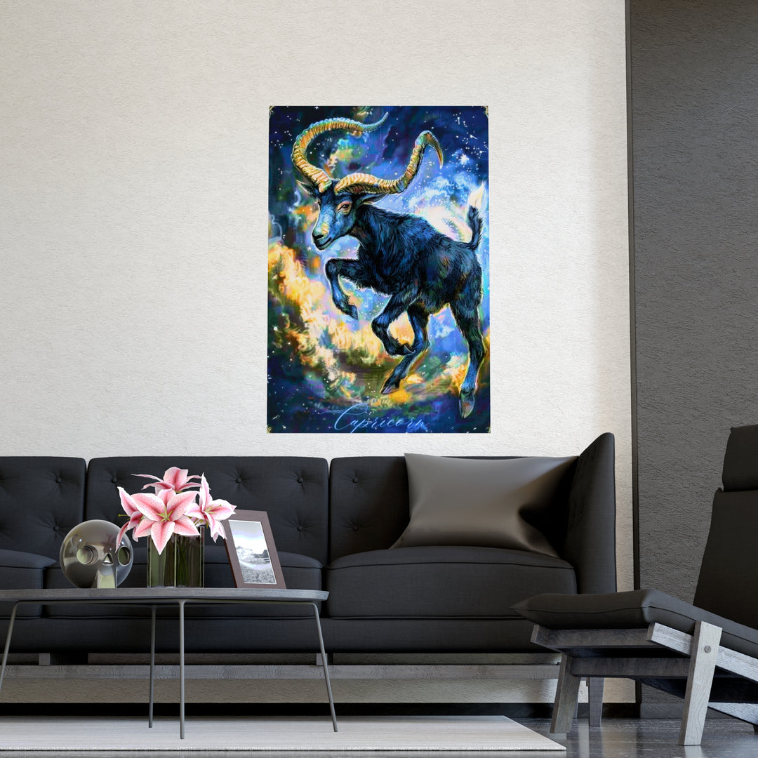 Capricorn Zodiac Matte Poster