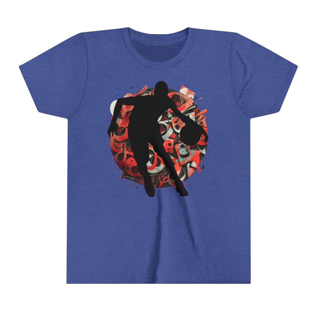 Basketball Silhouette Youth Short Sleeve Tee