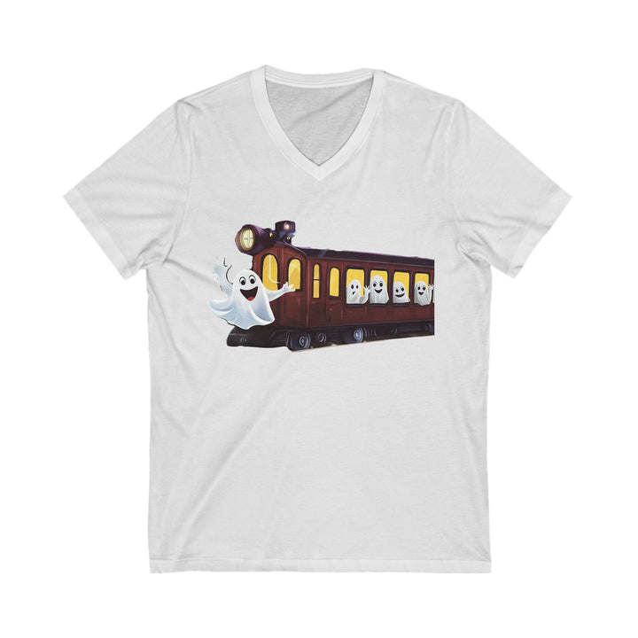 "Next Stop: Spookville" Ghost Train Halloween Tee – Tiny Terror Collection