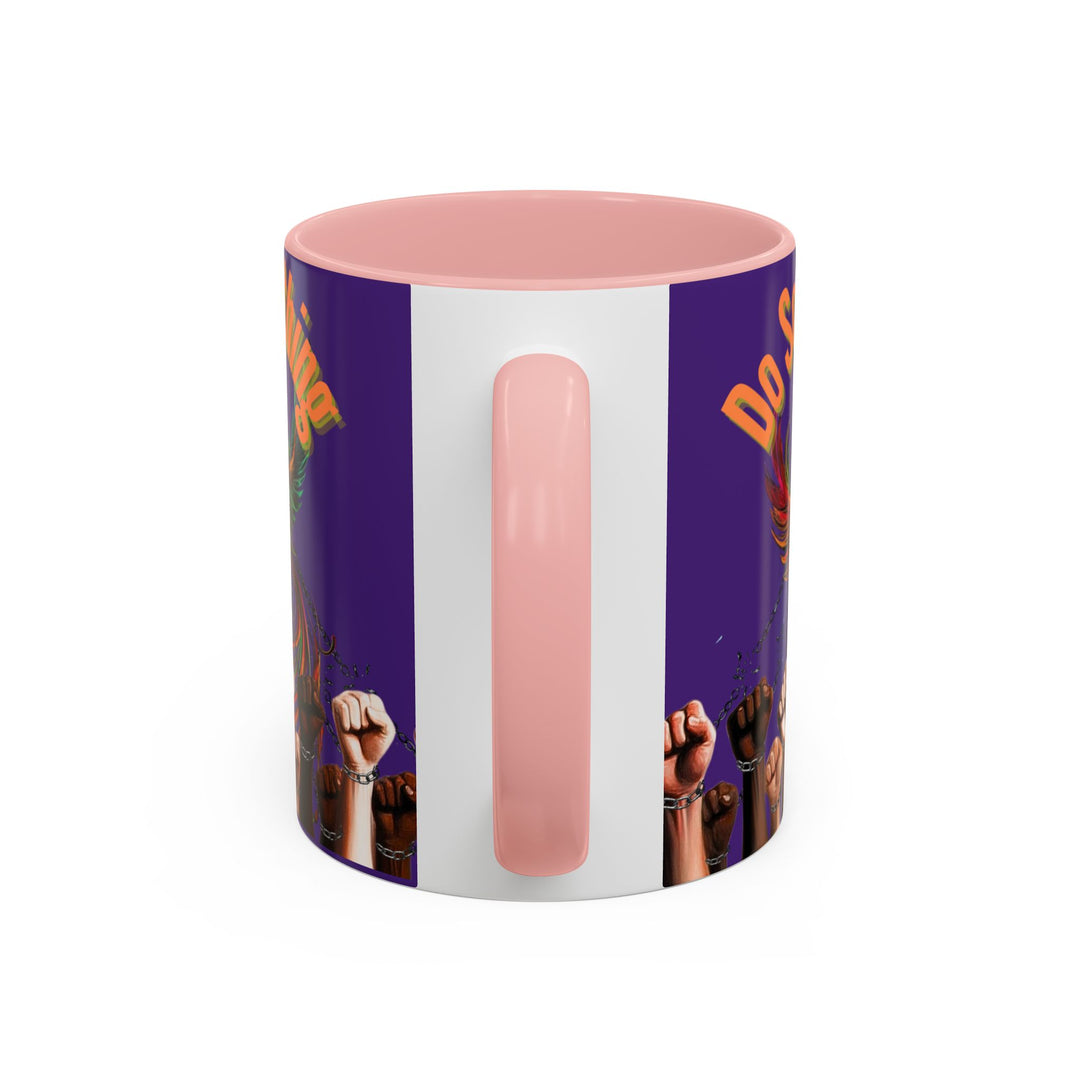 "Do Something" Phoenix & Fists Empowerment Coffee Mug –