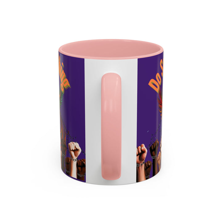 "Do Something" Phoenix & Fists Empowerment Coffee Mug –
