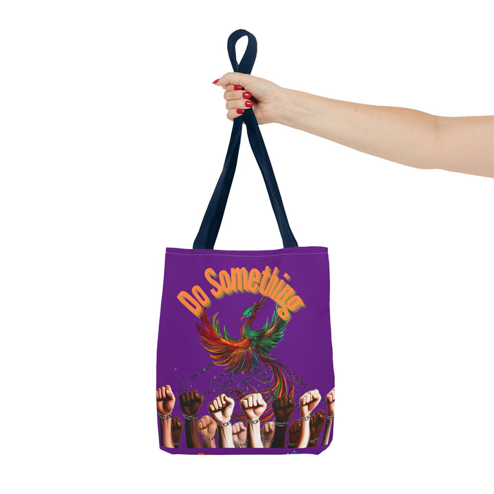 "Do Something" Phoenix & Fist Empowerment Tote Bag - Social Justice Collection