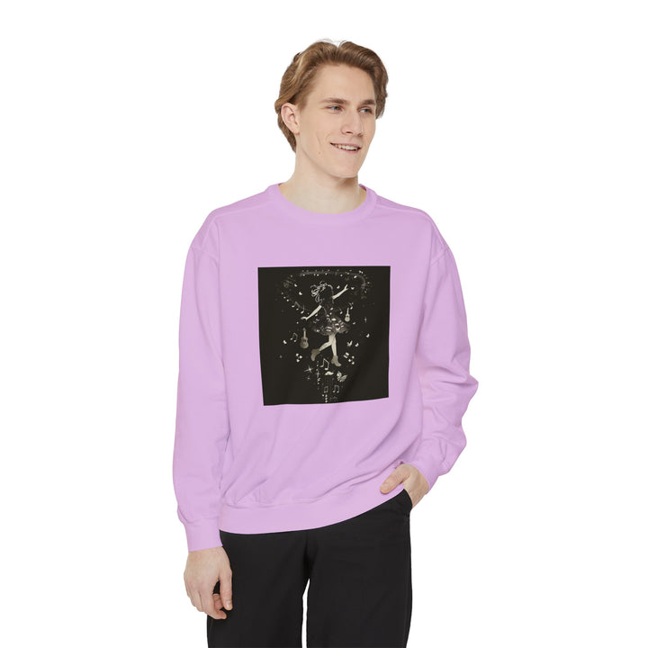 Music Inspired Unisex Garment-Dyed Sweatshirt